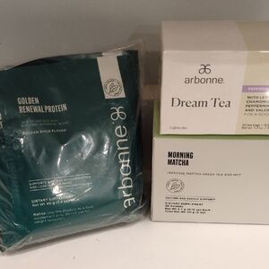 Arbonne Golden Protein and Tea Trio